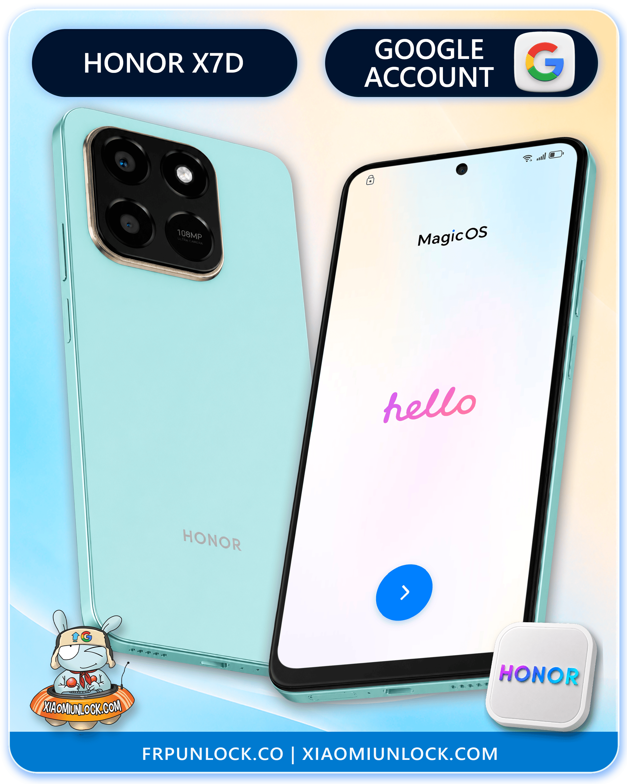 Eliminar Cuenta Google Honor X7D